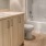 Large Well lit bathroom 